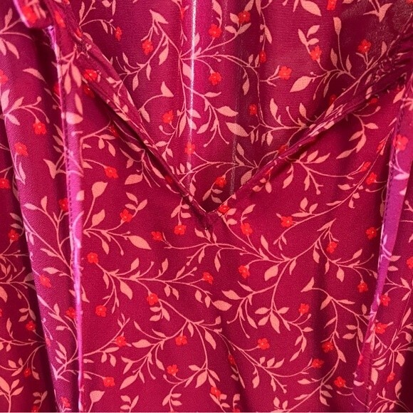 Old Navy Georgette ruffle swing dress size large NWT - Picture 7 of 13